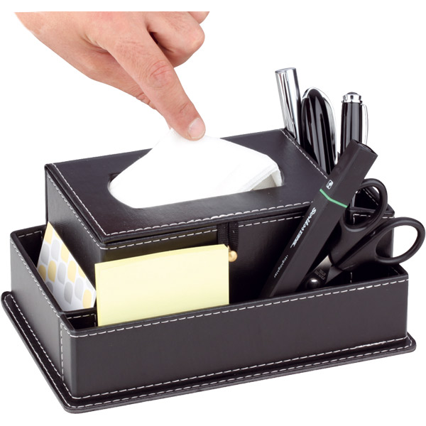 D-3163 Deri Masaüstü Organizer - resim 1