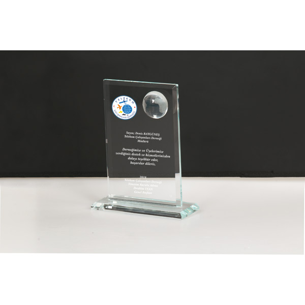 EKT-127 Kristal Plaket - resim 1