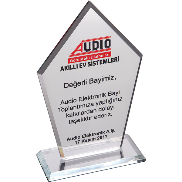 EKT-161-ŞF Kristal Plaket - resim 1