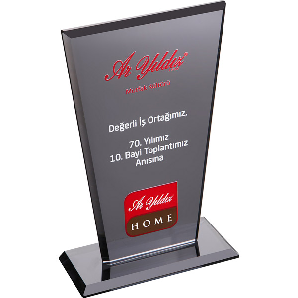 EKT-235-FM Kristal Plaket - resim 1