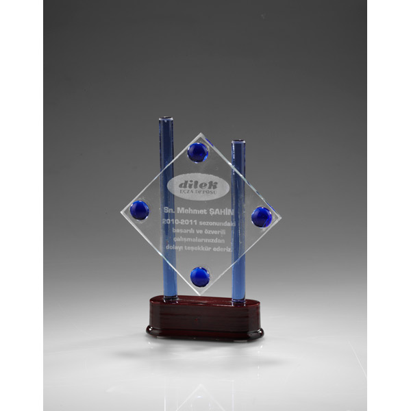 GS-90-B Kristal Plaket - resim 1