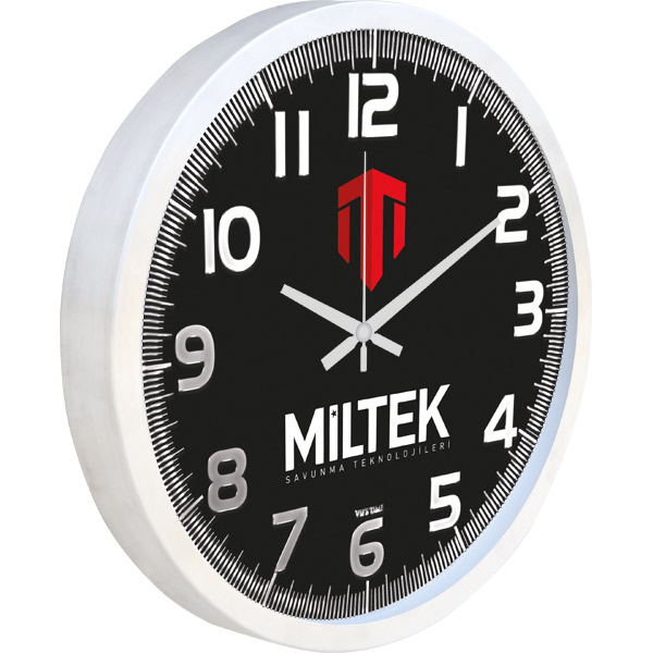 V30-970-GV Alüminyum Duvar Saati - resim 1