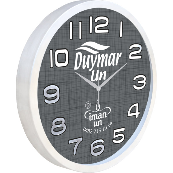 V30-990-BMZ Alüminyum Duvar Saati - resim 1