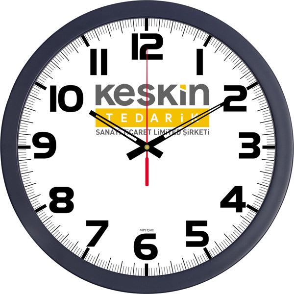 V30-333-L Plastik Duvar Saati - resim 1
