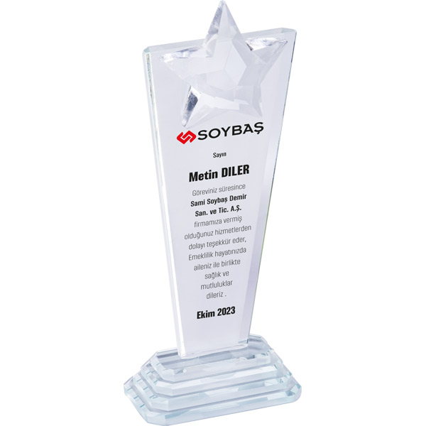 EKT-155 Kristal Plaket