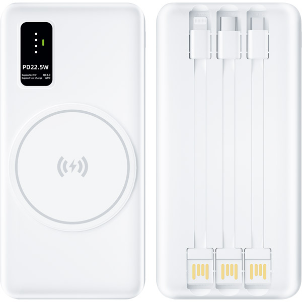 PB-155 Siyah-Kasa-Beyaz-Led  10000 mAh Powerbank