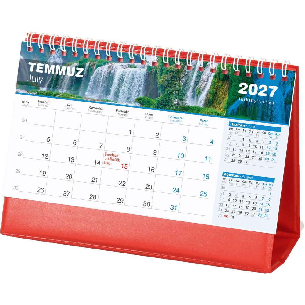 ŞELALE MASA TAKVİMİ 
